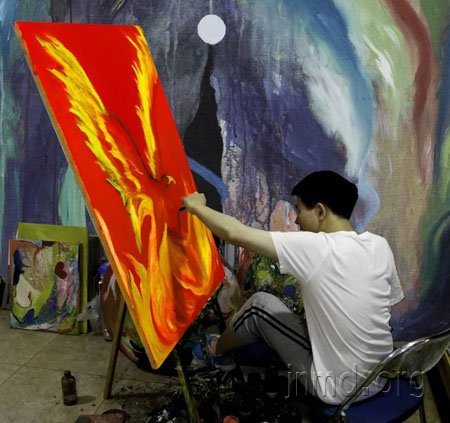 坠楼失忆后的色彩世界——90后画家朱帆