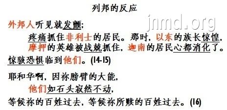 摩西之歌---出埃及记信息15