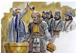 被膏后他们就终身成为神分别为圣的祭司